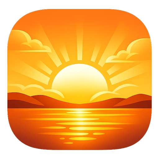 golden-hour weather icon