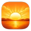 golden-hour weather icon
